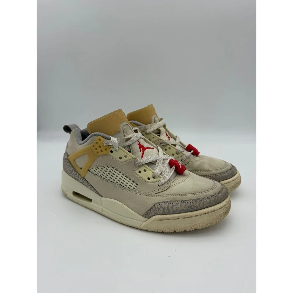 Jordan Spizike Low Coconut Milk Sail Red FQ1759-100 Mens 7.5 Sneakers